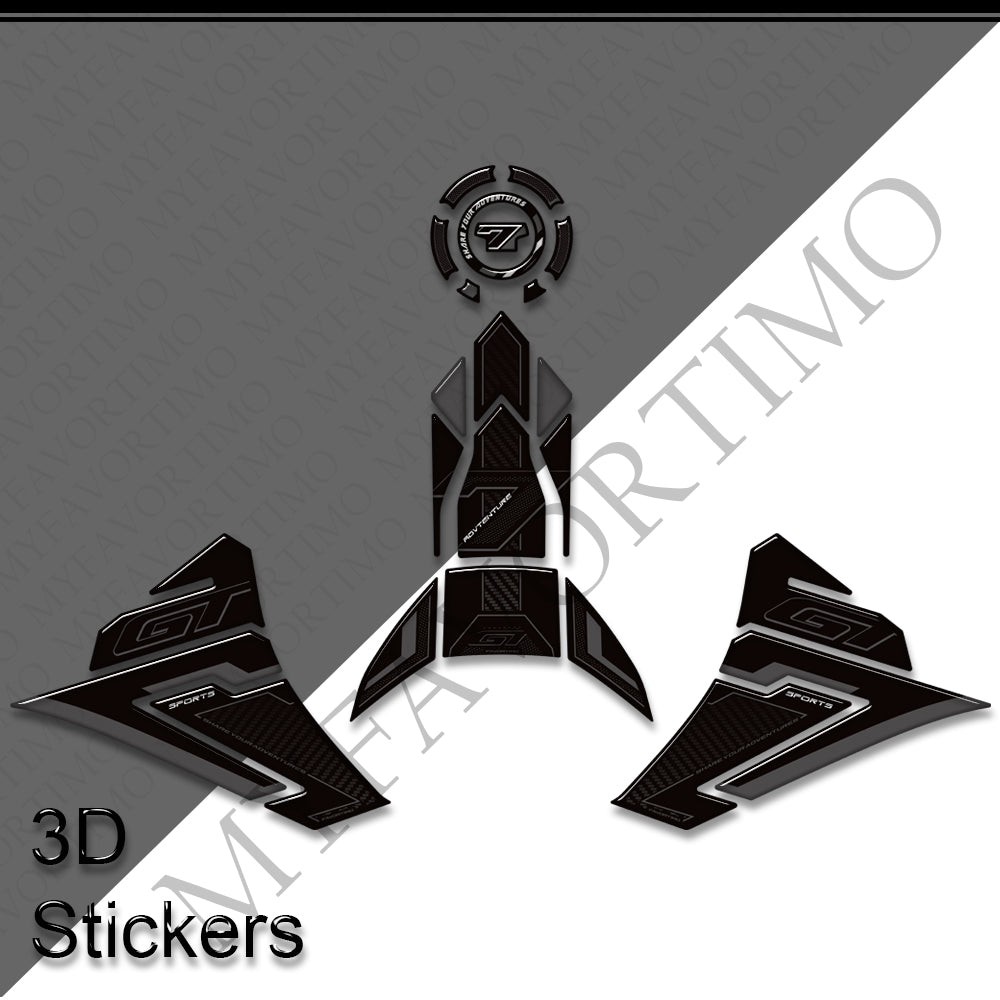 Yamaha Tracer 7 GT Decals Kit 2025-2026 丨 Tank Pad and Side Stickers