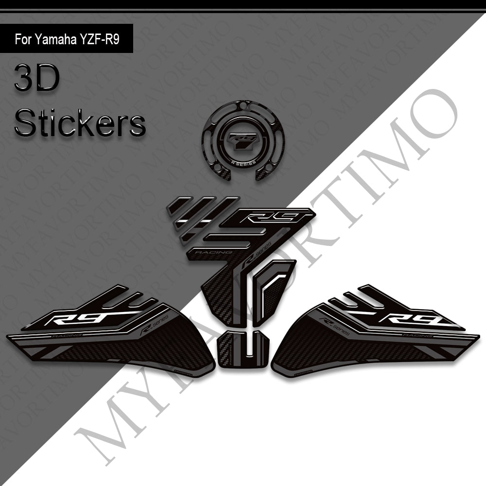 Yamaha YZF-R9 Decals Kit 2025-2026 丨 Tank Pad and Side Stickers