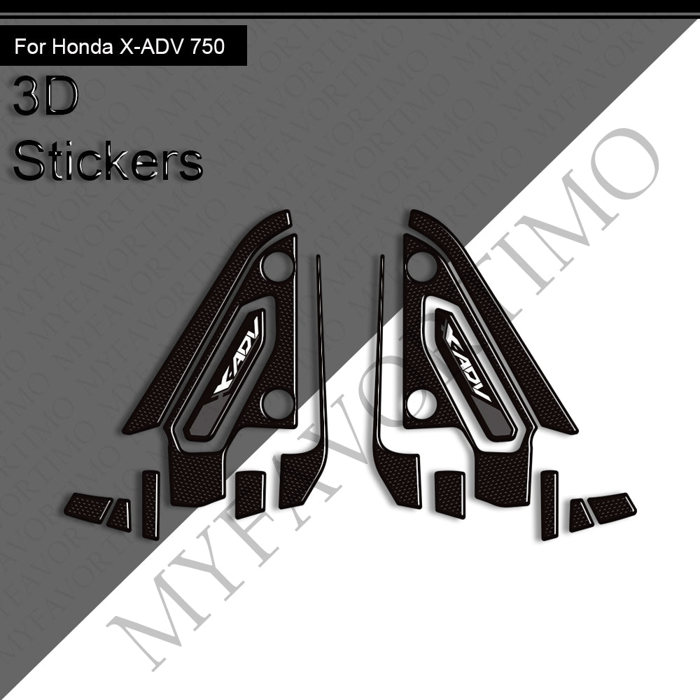 Honda X-ADV 750 Decals Kit 2025 | Body & Handguard Stickers