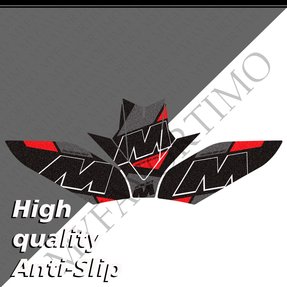BMW S1000RR S1000R M1000RR M1000R Matte Anti-Slip Tank Pad Kit 丨 Center and Side Stickers