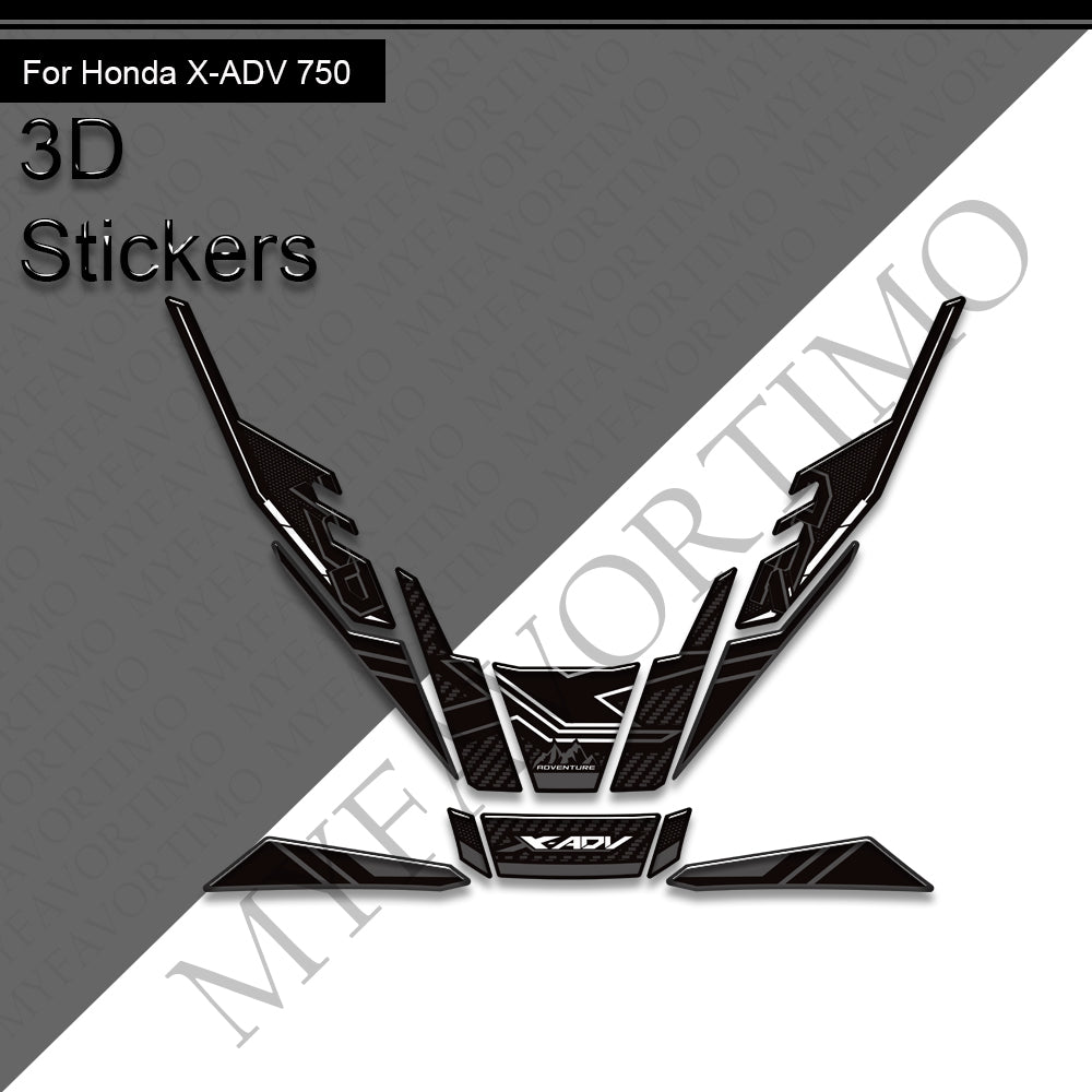 Honda X-ADV 750 Decals Kit 2025 | Body & Handguard Stickers