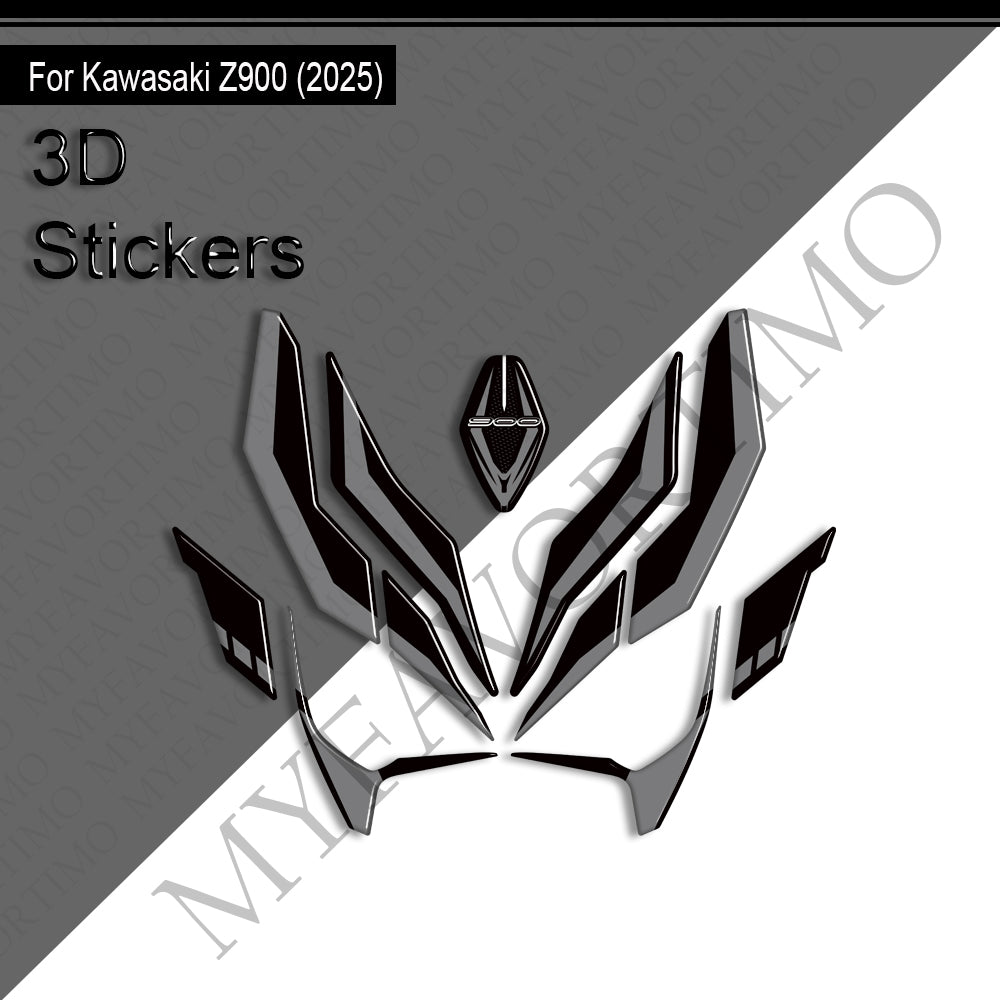 Kawasaki Z900 Z900SE Decals Kit 2025-2026 | Tank & Fairing Stickers