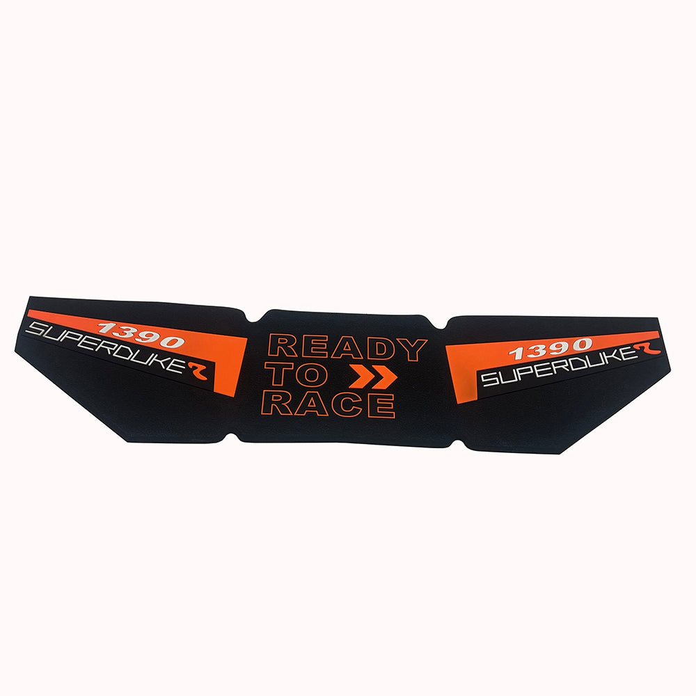 KTM 1390 Super Duke R Rubber Anti-Slip Center Tank Pad 2024+ 丨 Orange Black