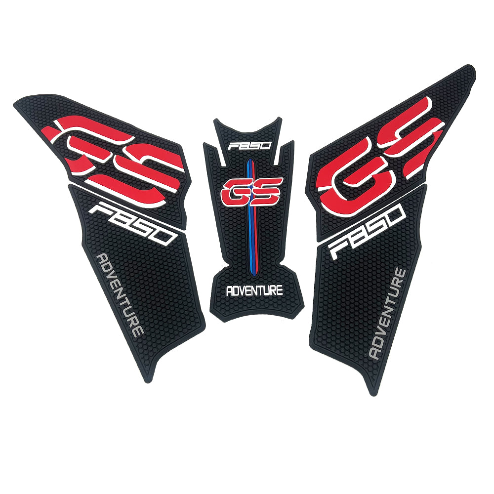 BMW F850GS Adventure Rubber Anti-Slip Tank Pad Kit 2019-2023 丨 Center Pad and Side Grips