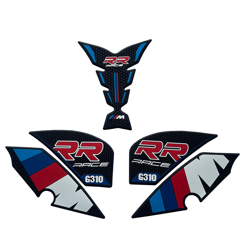 BMW G310RR Rubber Anti-Slip Tank Pad Kit 2023+ 丨 Center Pad and Side Grips
