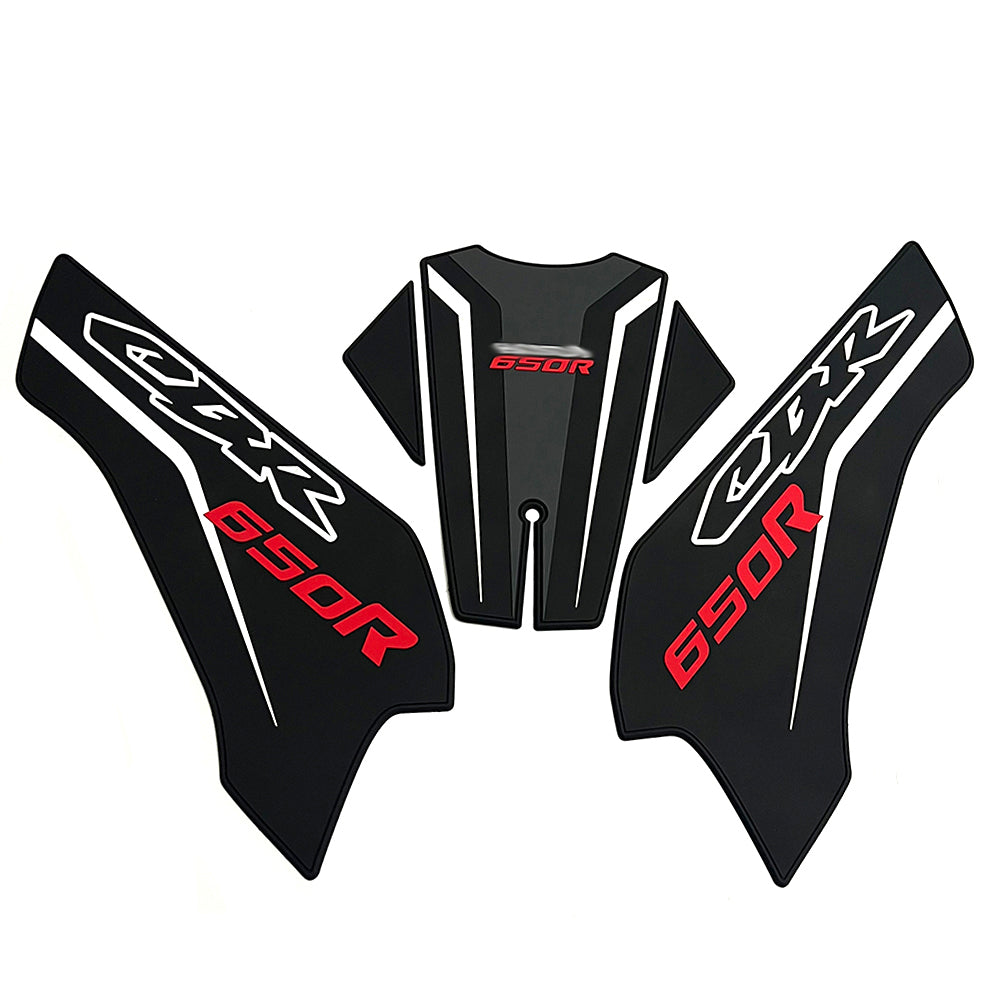 Honda CBR650R Rubber Anti-Slip Tank Pad Kit 2019-2023 丨 Center Pad and Side Grips