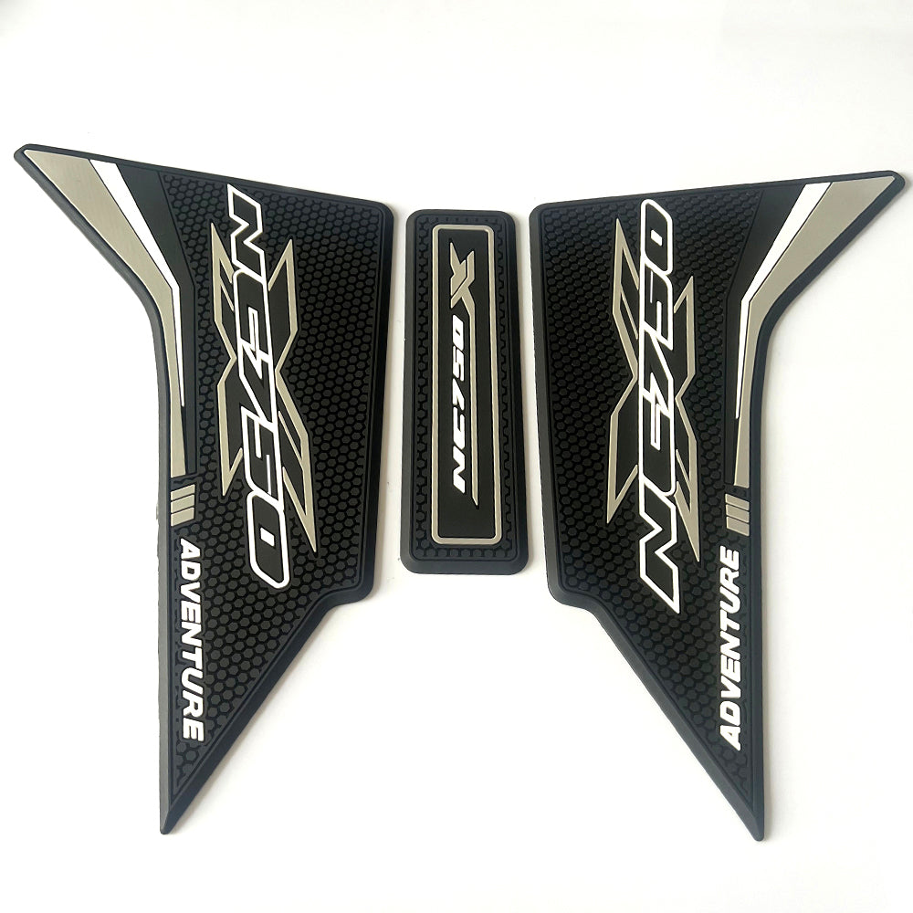 Honda NC750X Rubber Anti-Slip Tank Pad Kit 2021-2024 丨 Center Pad and Side Grips