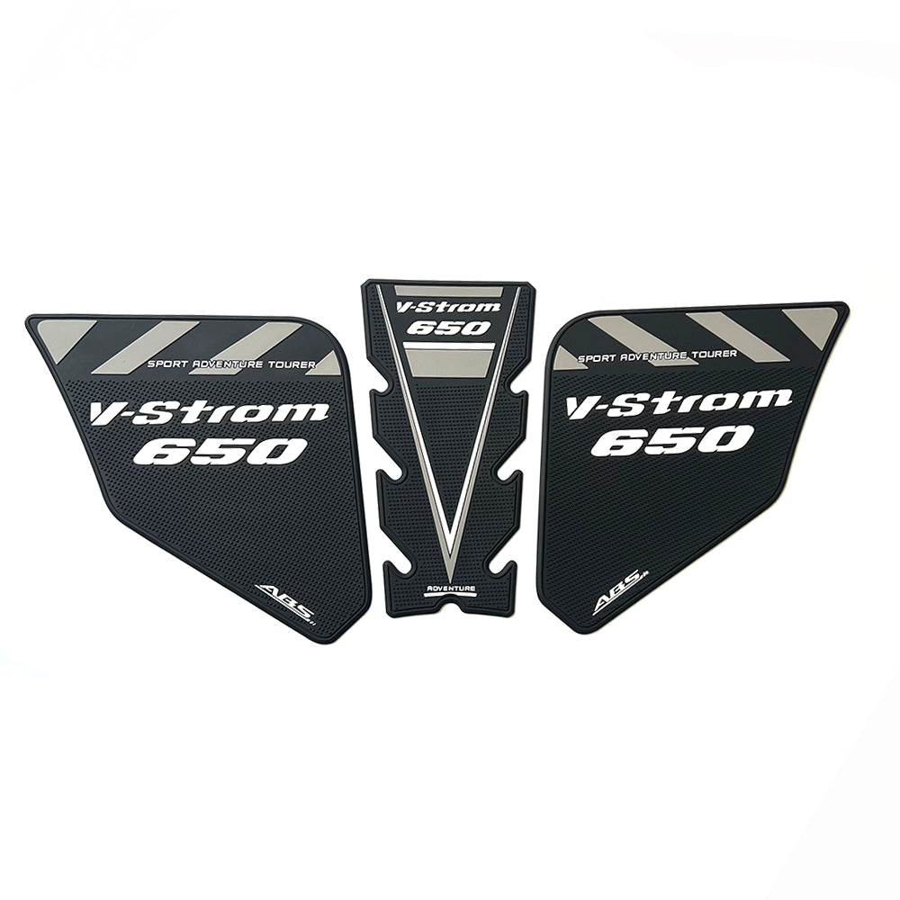 Suzuki V-Strom DL650 XT Rubber Anti-Slip Tank Pad Kit 丨 Center Pad and Side Grips