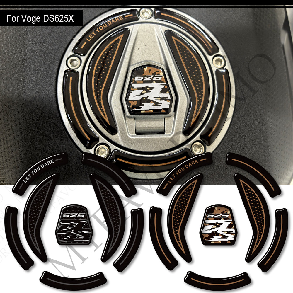 VOGE 625 DSX Decals Kit 2025 | Handguard and Tank Stickers