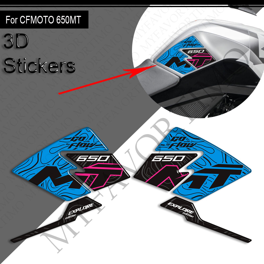 CFMOTO 650MT Decals Kit 2024-2025 丨 Tank Pad and Side Stickers