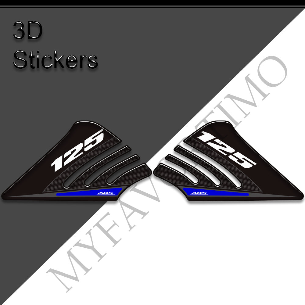 Suzuki GSX-S125 3D Epoxy Tank Decals Kit 丨 Side Tank Stickers