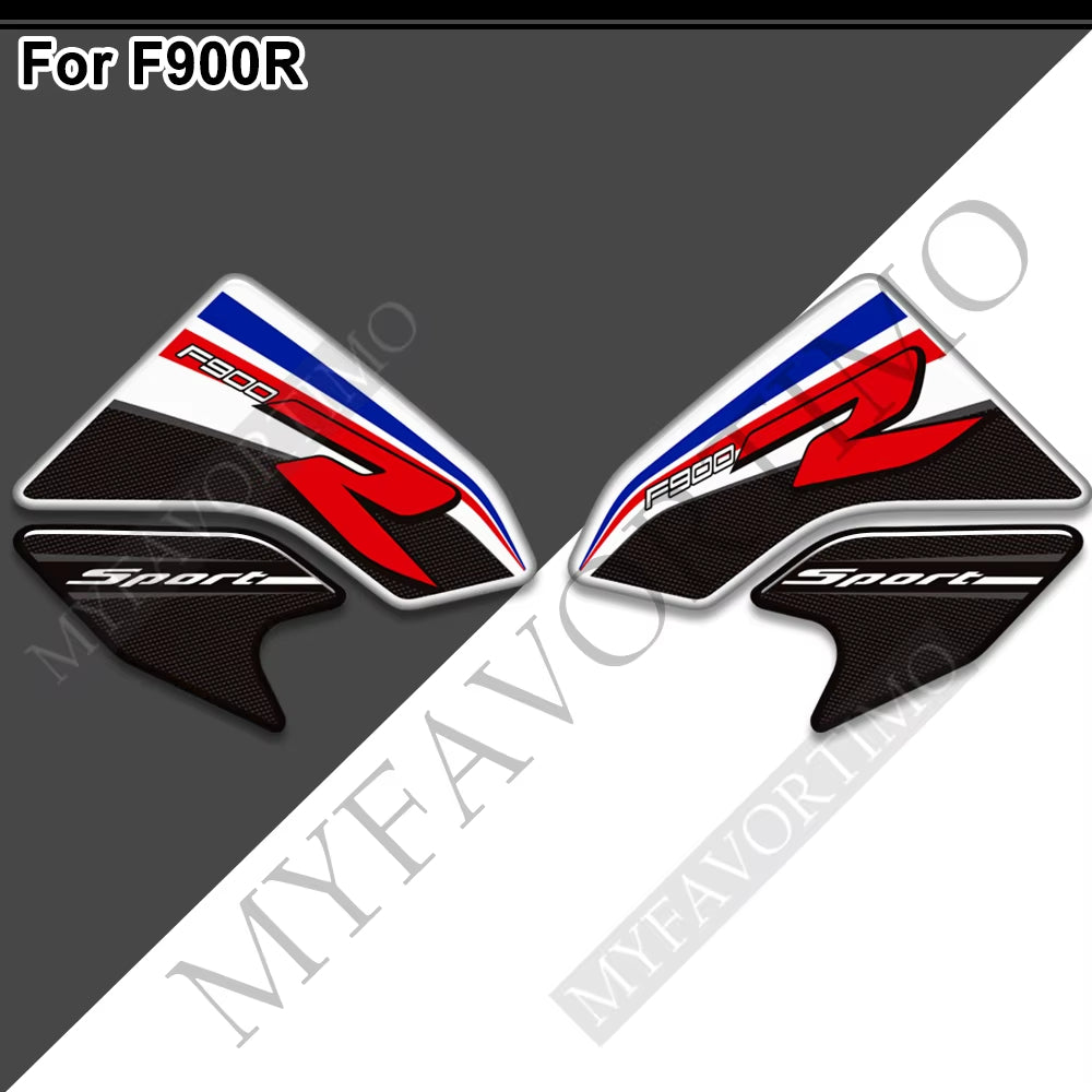 BMW F900R 3D Epoxy Tank & Body Decals Kit 2019-2022 丨 Center and Side Stickers