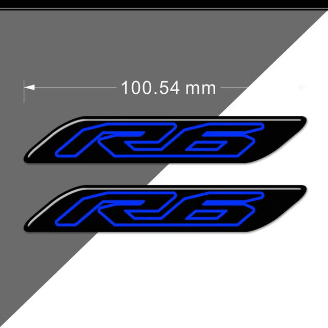 Yamaha YZF-R6 3D Epoxy Tank Decals Kit 2017-2022 丨 Center and Side Stickers
