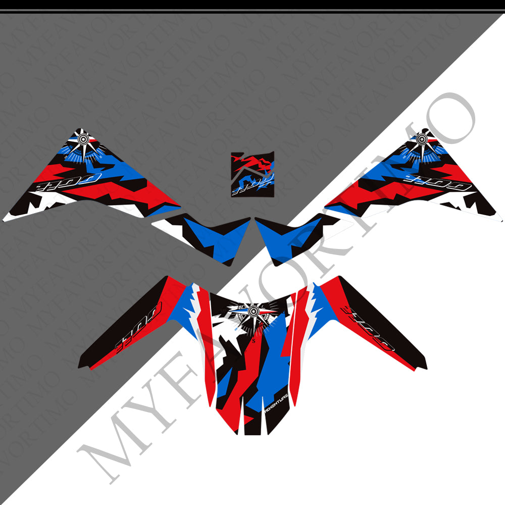 Honda CRF1100L Africa Twin Adventure Sports PVC Decals Kit 丨 Tank and Full Body Stickers