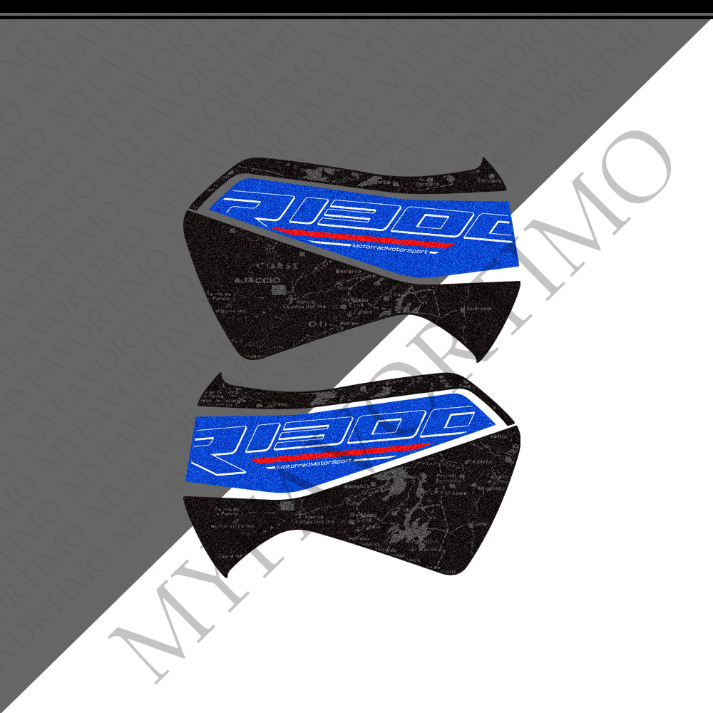 BMW R1300RT Anti-Slip Tank & Pannier Decals Kit 2025-2026 丨 Tank Pad and Luggage Stickers