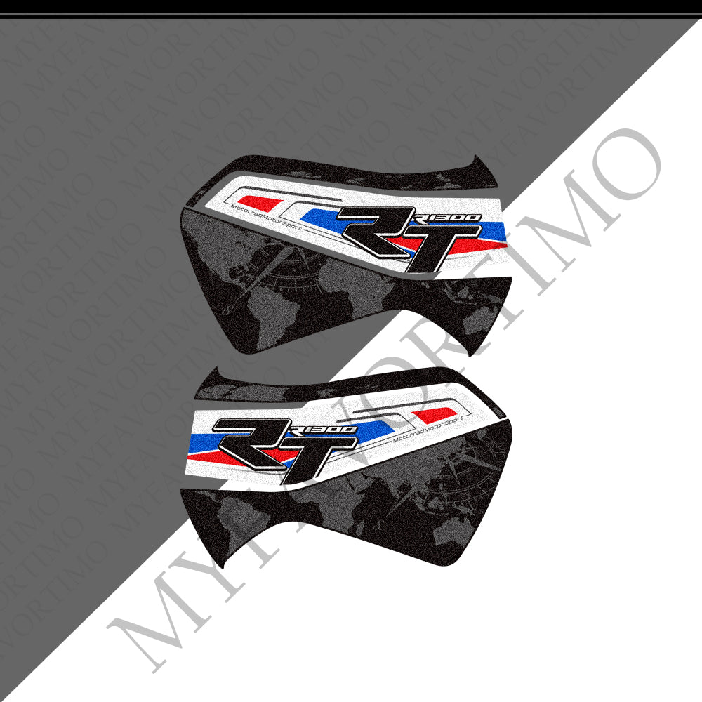 BMW R1300RT Anti-Slip Tank & Pannier Decals Kit 2025-2026 丨 Tank Pad and Luggage Stickers