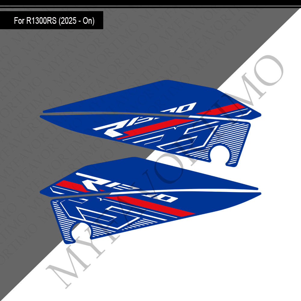 BMW R1300RS Anti-Slip Tank Side Decals Kit 2025-2026 丨 Side Panel Stickers
