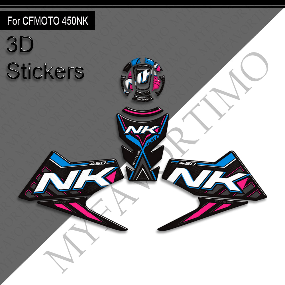 CFMOTO 450NK Decals Kit 2024-2025 丨 Tank Pad and Side Stickers