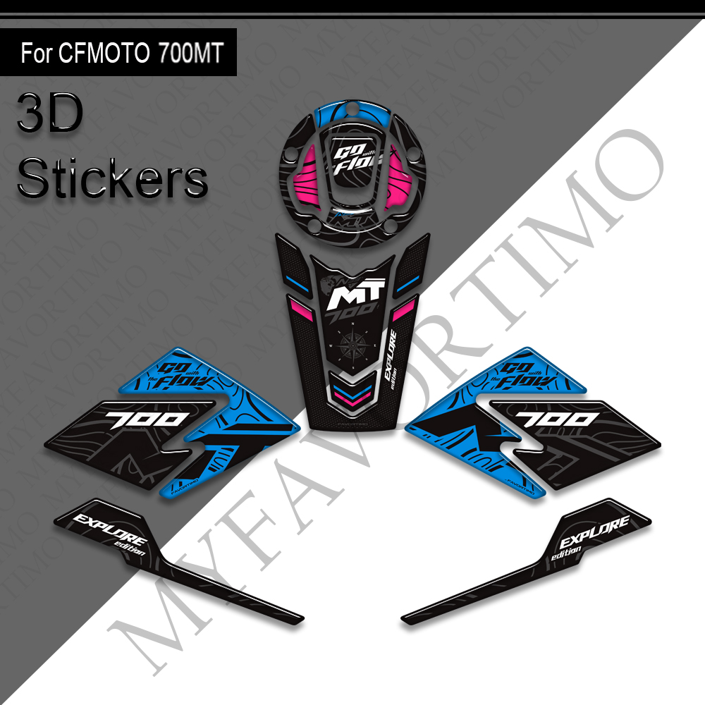 CFMOTO 700MT Decals Kit 丨 Tank Pad and Side Stickers
