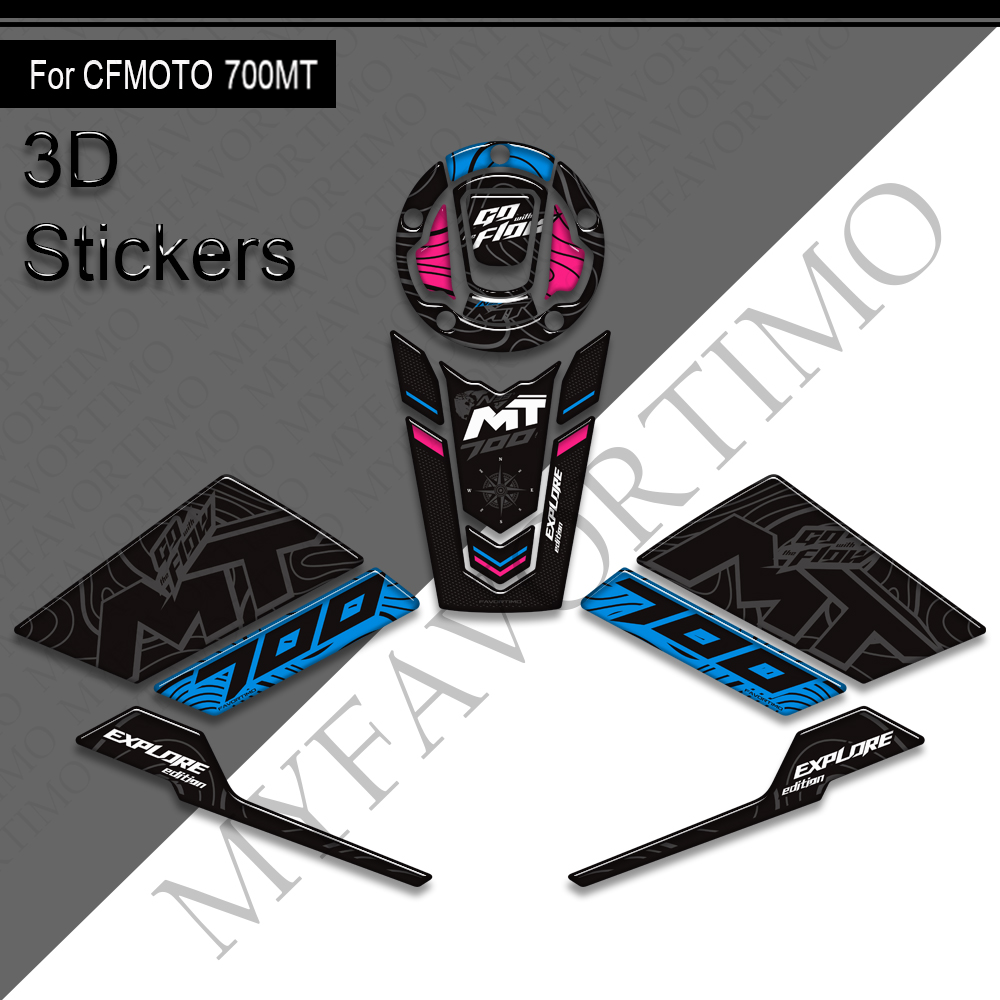 CFMOTO 700MT Decals Kit 丨 Tank Pad and Side Stickers