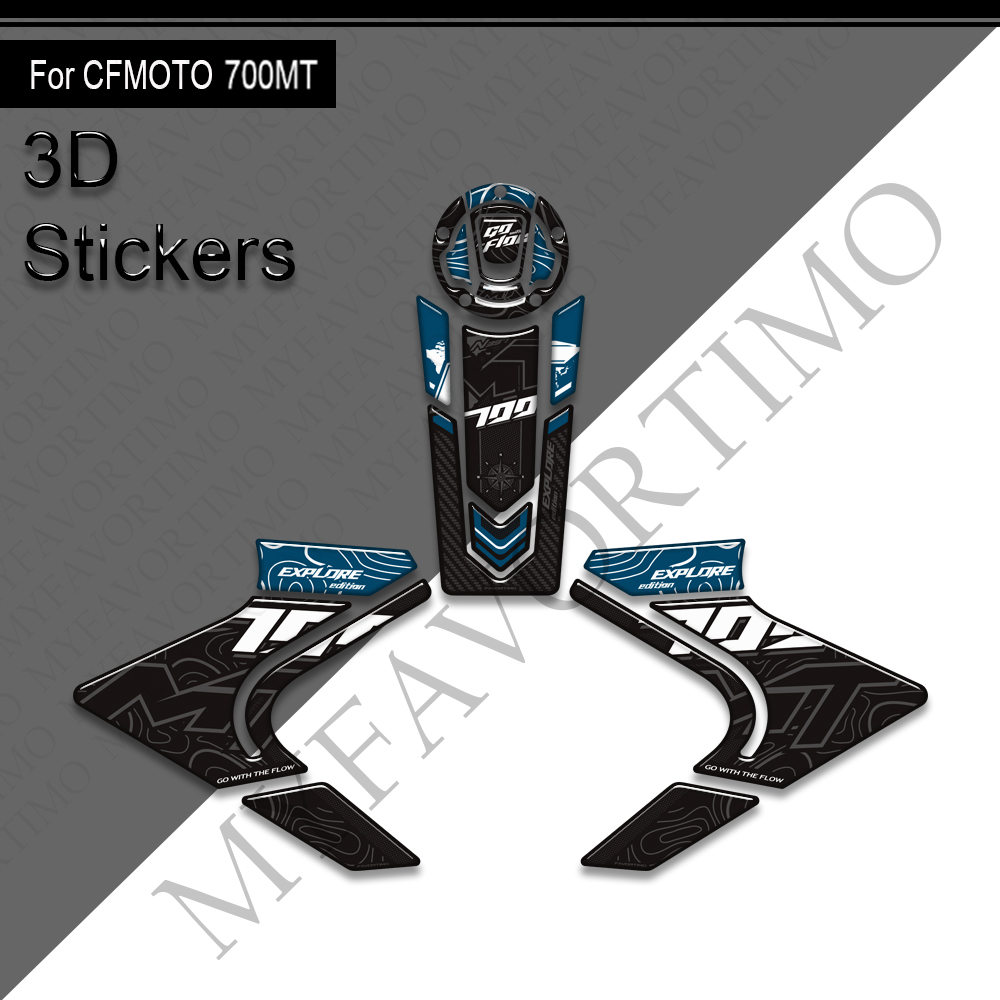 CFMOTO 700MT Decals Kit 丨 Tank Pad and Side Stickers