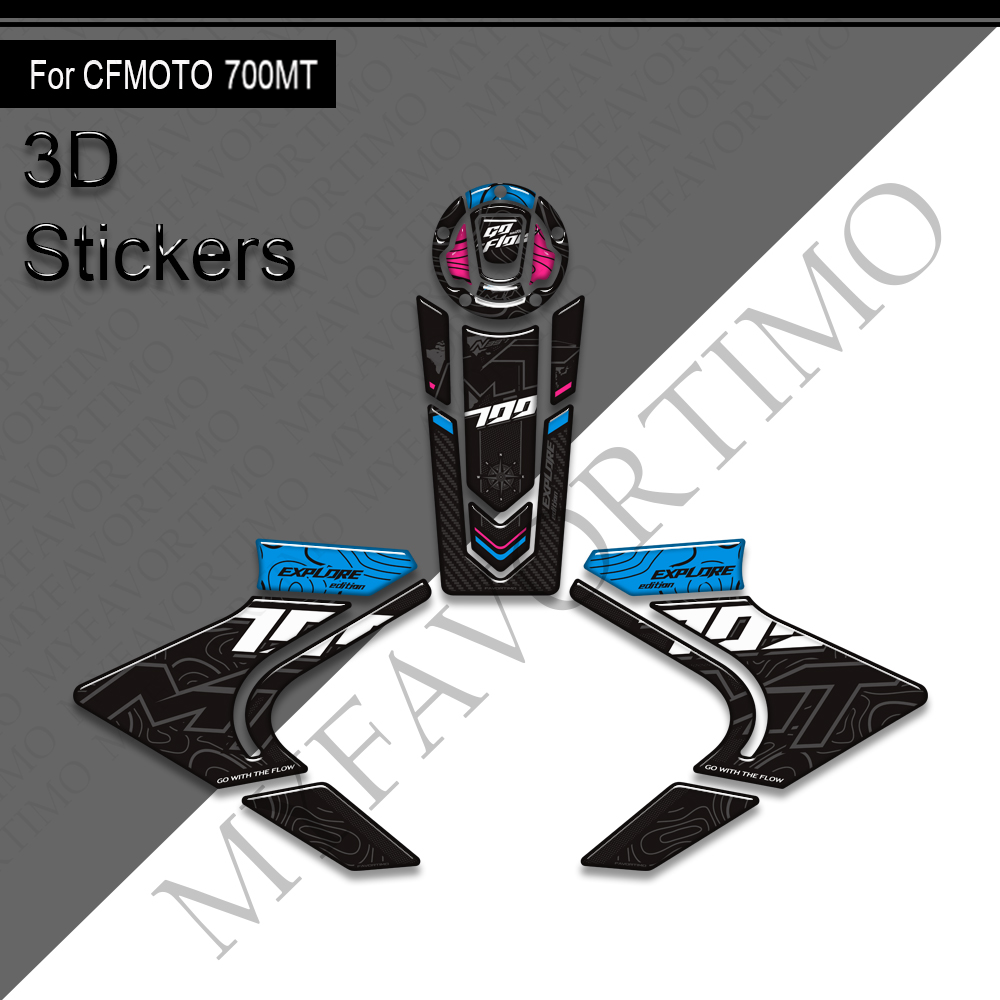 CFMOTO 700MT Decals Kit 丨 Tank Pad and Side Stickers