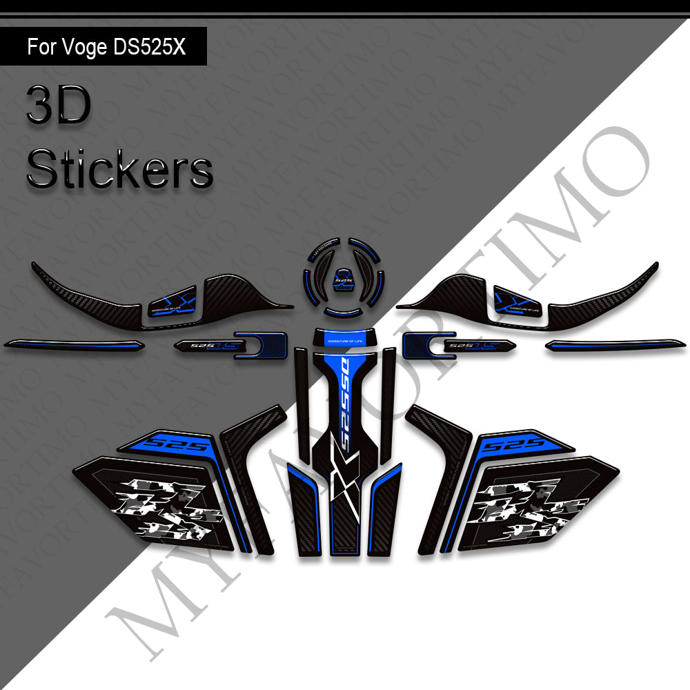 VOGE 525 DSX Decals Kit | Handguard and Tank Stickers
