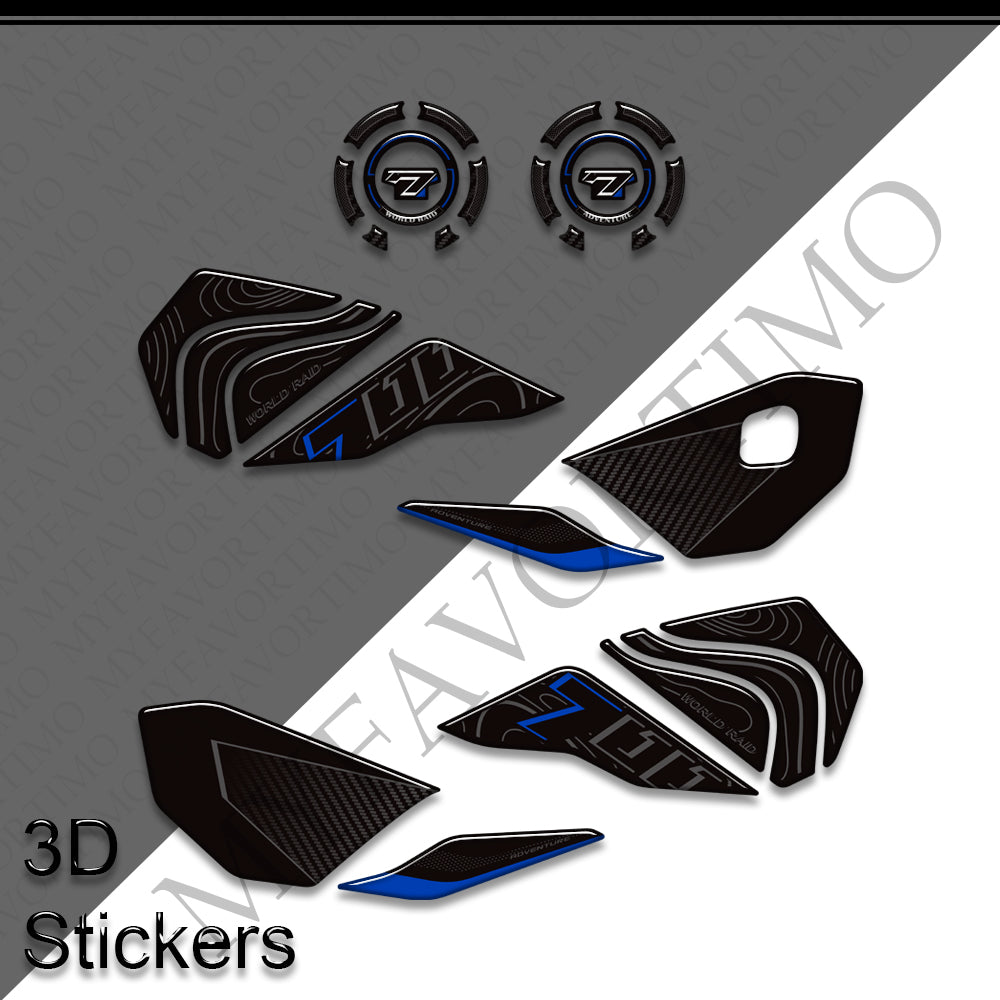 Yamaha Tenere 700 World Raid Decals Kit 2026 丨 Fuel Cap and Side Tank Sticker