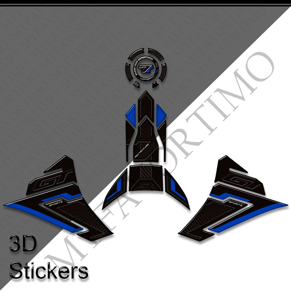 Yamaha Tracer 7 GT Decals Kit 2025-2026 丨 Tank Pad and Side Stickers