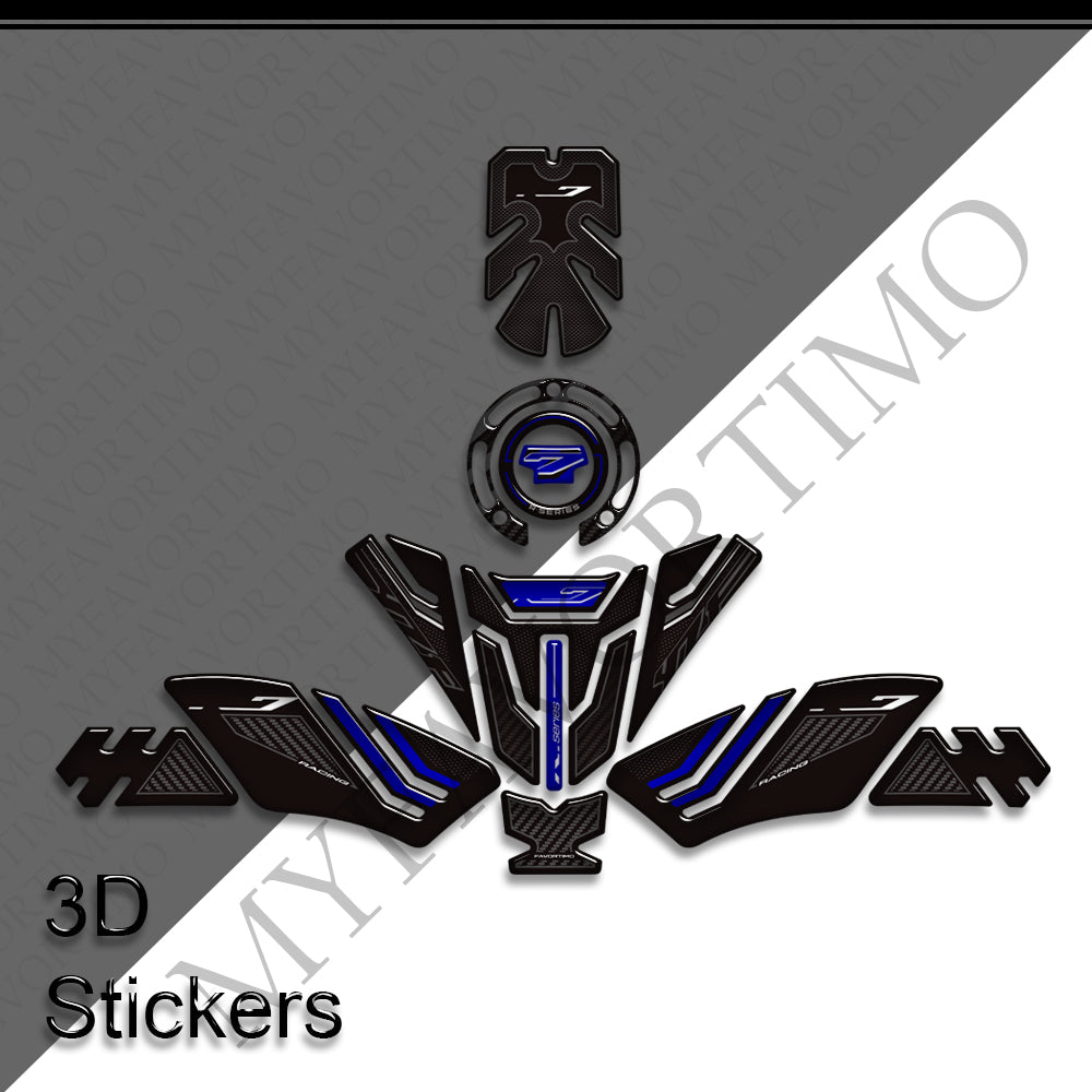 Yamaha YZF-R7 Decals Kit 2026 丨 Tank Pad and Side Stickers