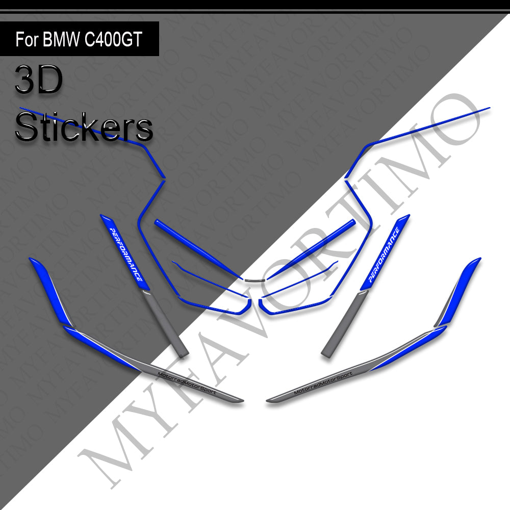 BMW C400GT Decals Kit | Face Stickers