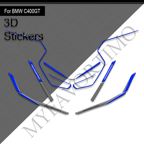 BMW C400GT Decals Kit | Face Stickers