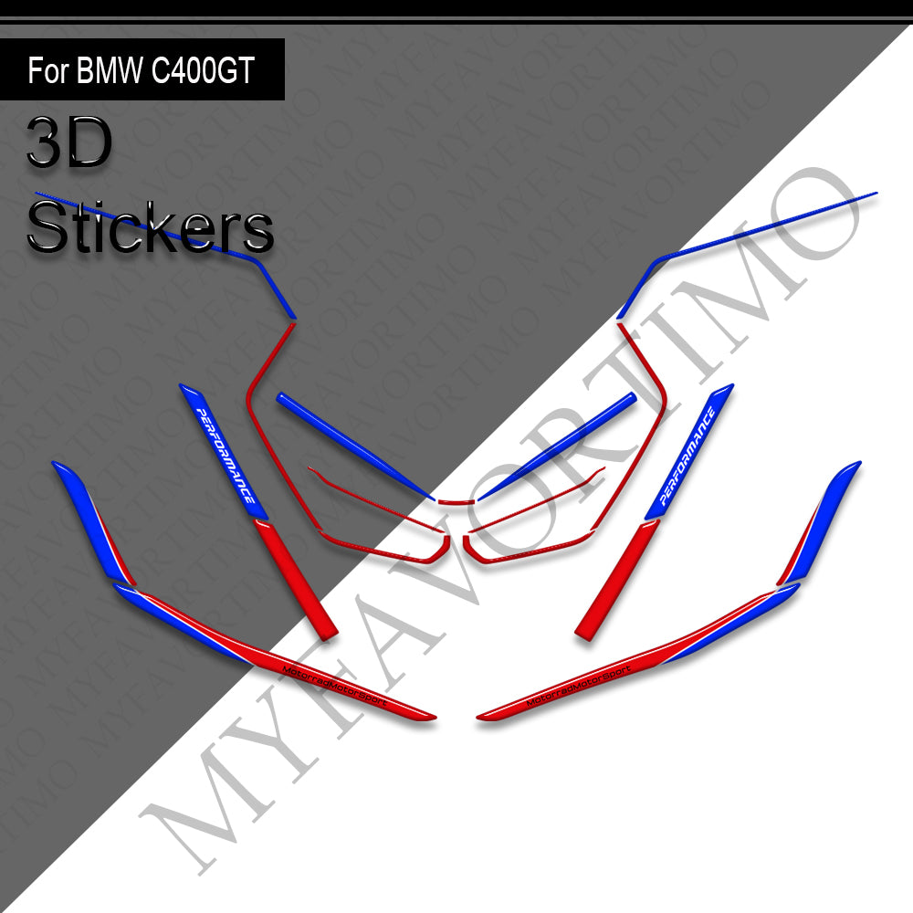 BMW C400GT Decals Kit | Face Stickers