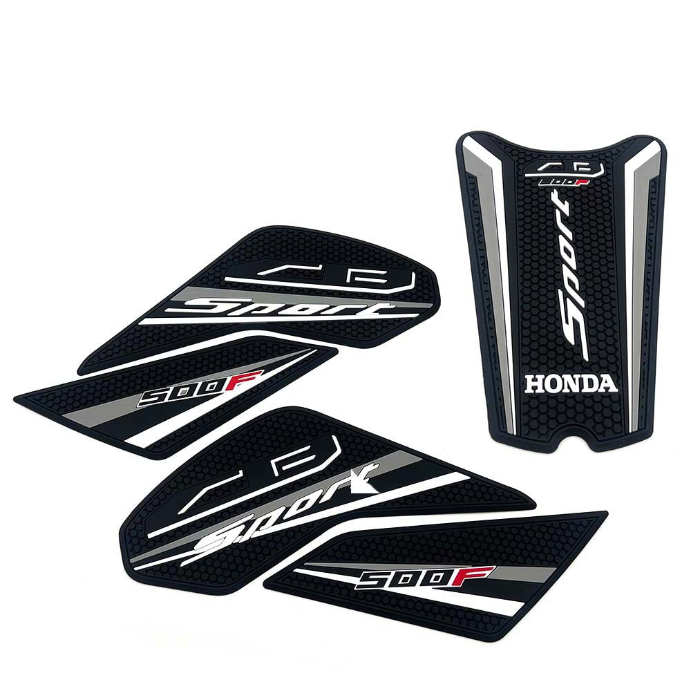 Honda CB400F CB500F Rubber Anti-Slip Tank Pad Kit 2019-2023 丨 Center Pad and Side Grips