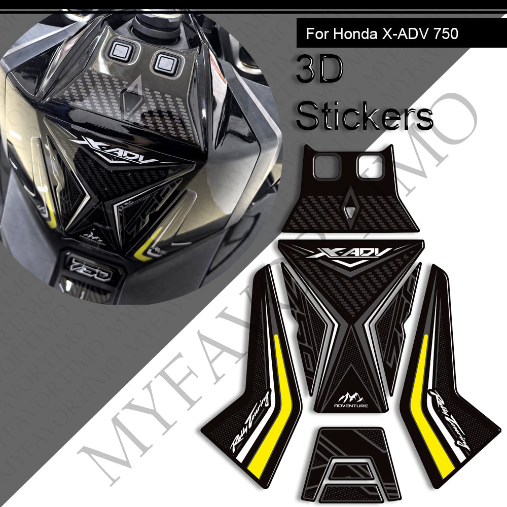 Honda X-ADV 750 Decals Kit 2025 | Body & Handguard Stickers