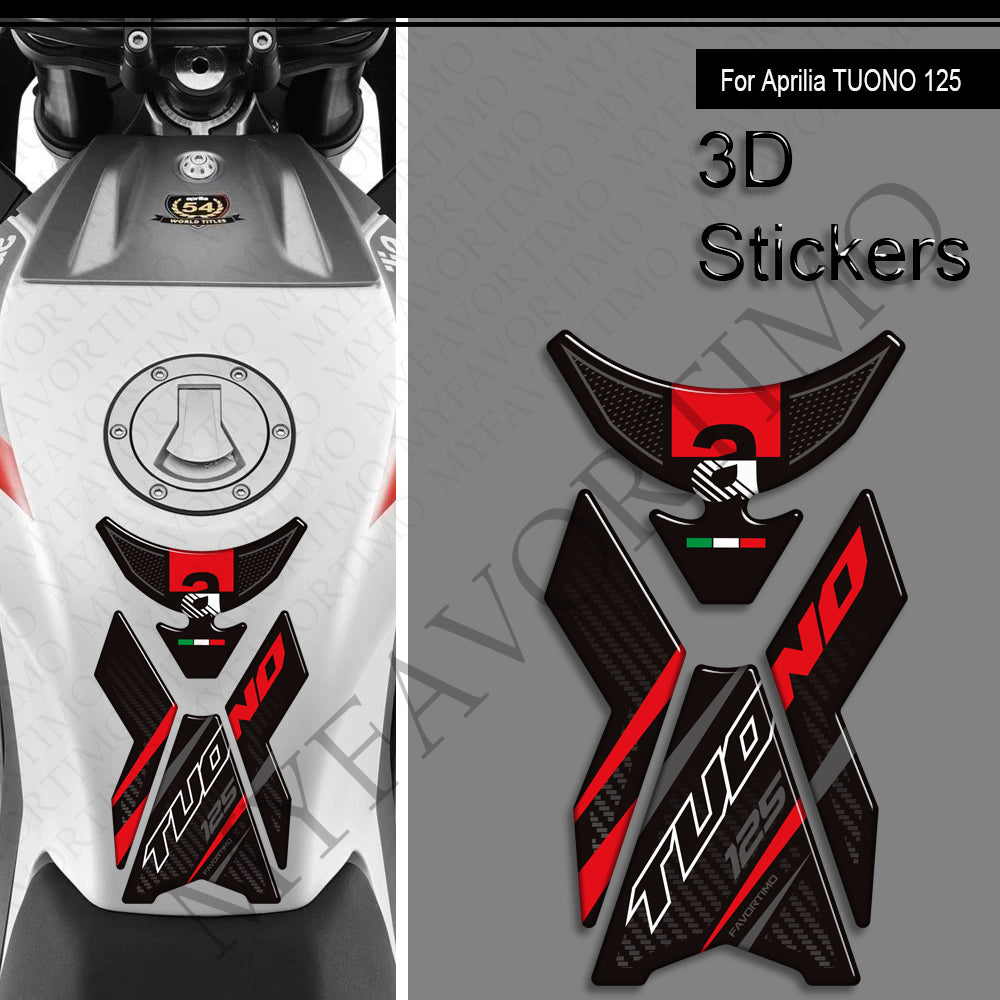 Aprilia TUONO 125 Decals Kit | Tank Pad & Side Stickers