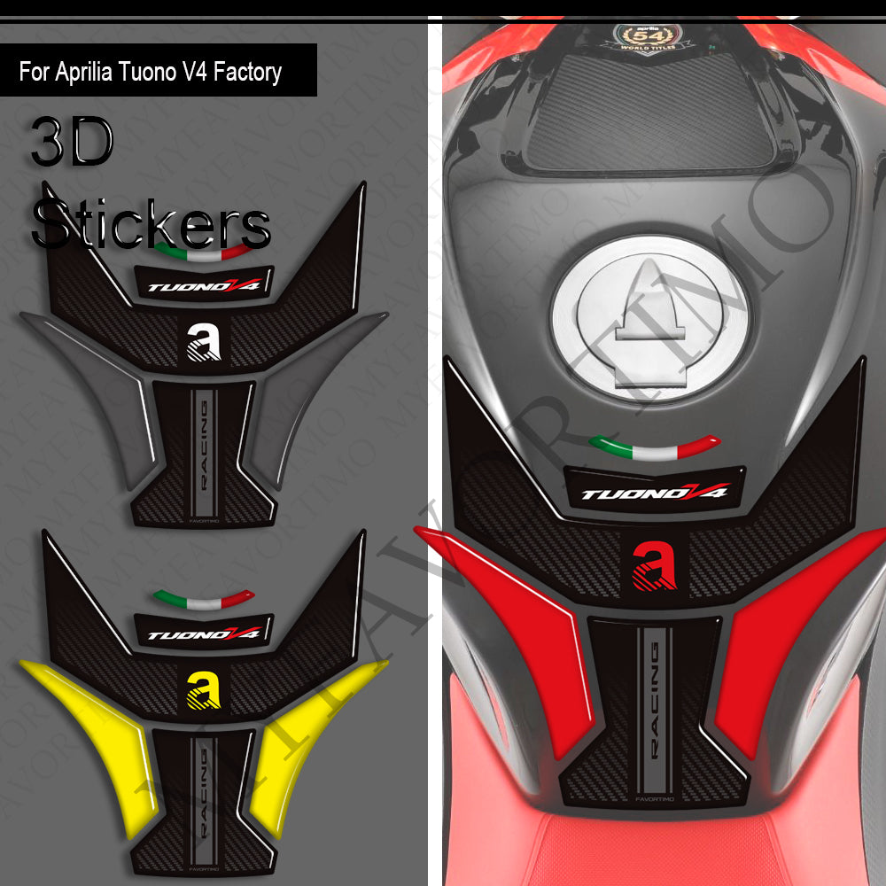 Aprilia Tuono V4 Factory 1100 Decals Kit 2021-2026 丨 Tank Pad and Full Set Stickers