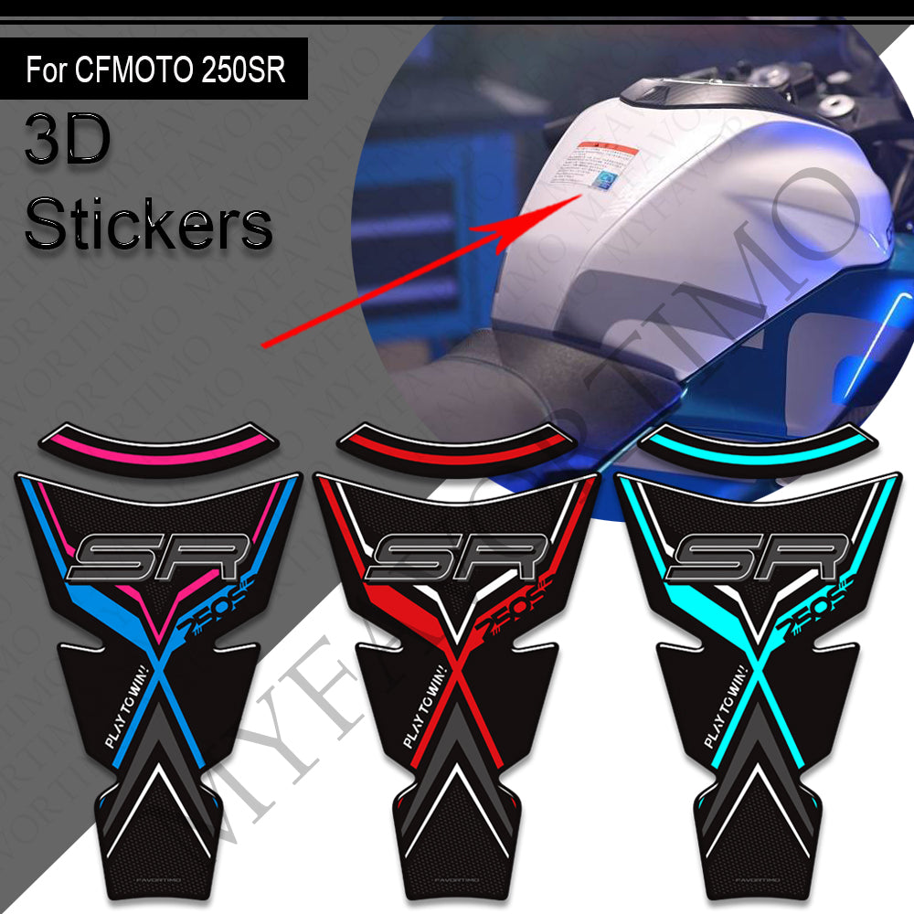 CFMOTO 250SR Decals Kit 丨 Tank Pad and Side Stickers