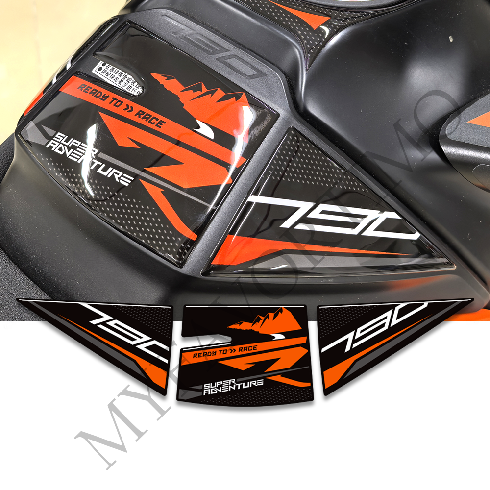 KTM 790 Adventure R Decals Kit 2019-2025 | Tank & Handguard Stickers