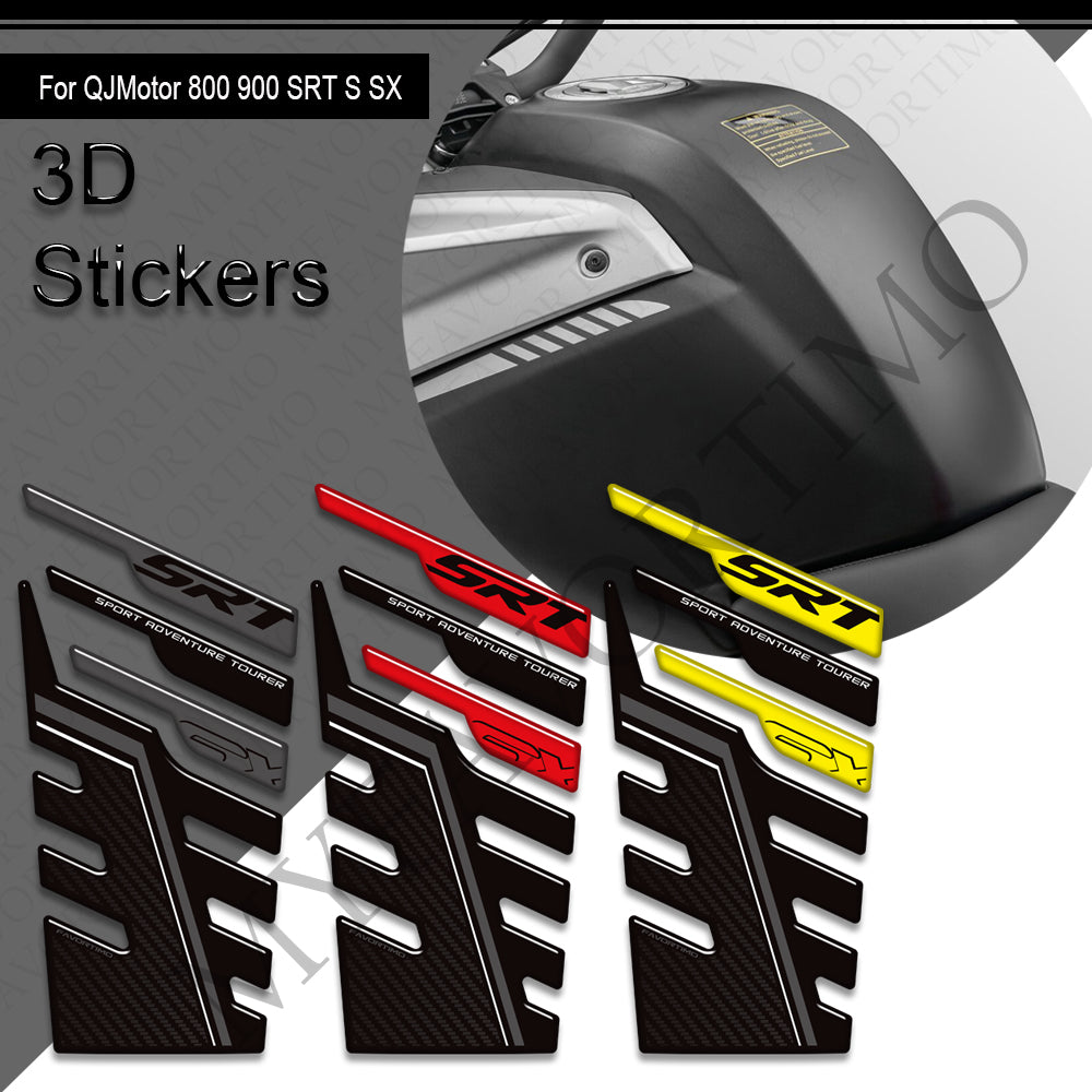 QJMotor SRT 800 SRT 900 SX Decals Kit | Tank Pad & Side Stickers