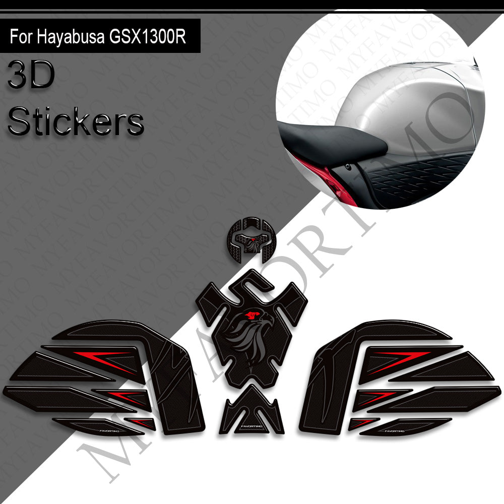 Suzuki Hayabusa GSX1300R 2022-2025 Decals Kit 丨 Tank Pad and Side Stickers