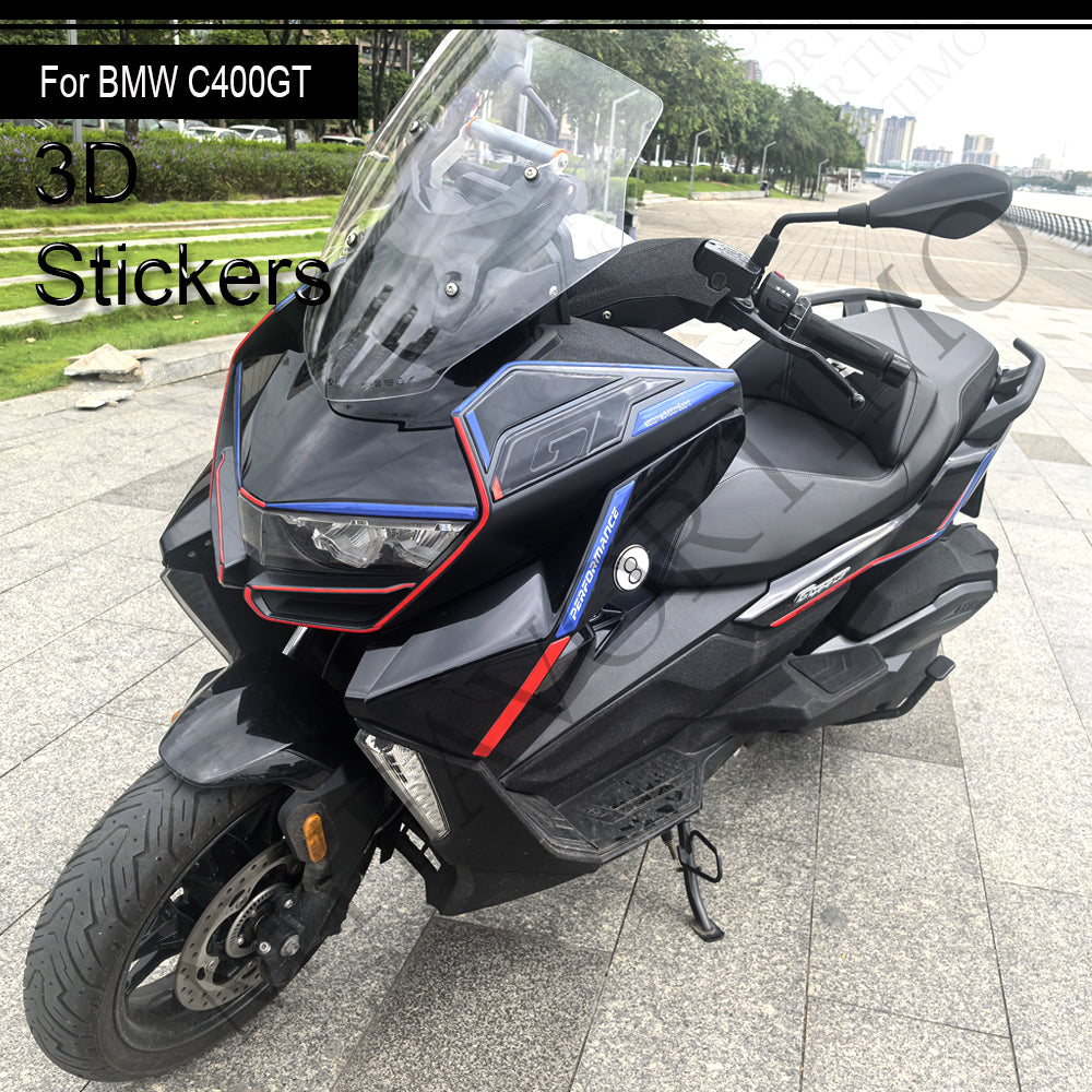 BMW C400GT Decals Kit | Face & Tank Stickers