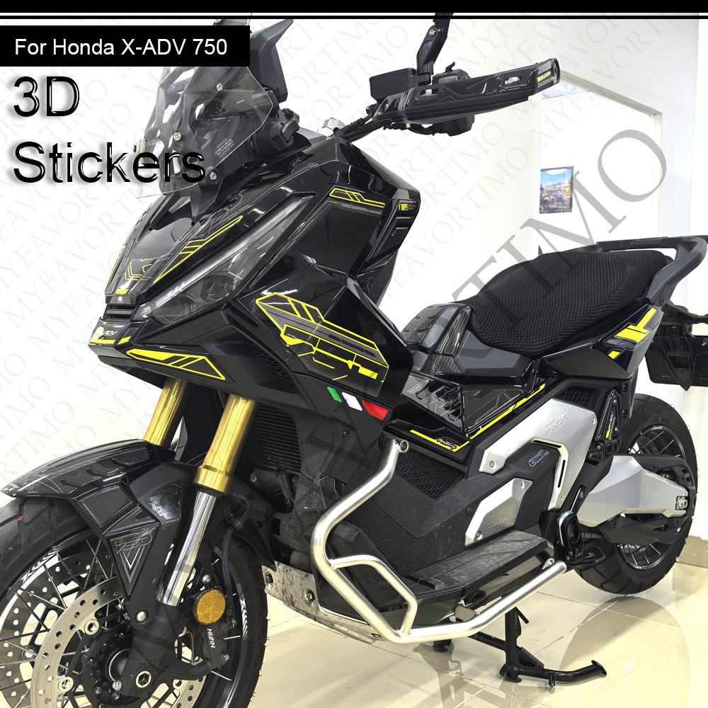 Honda X-ADV 750 Decals Kit 2025 | Body & Handguard Stickers
