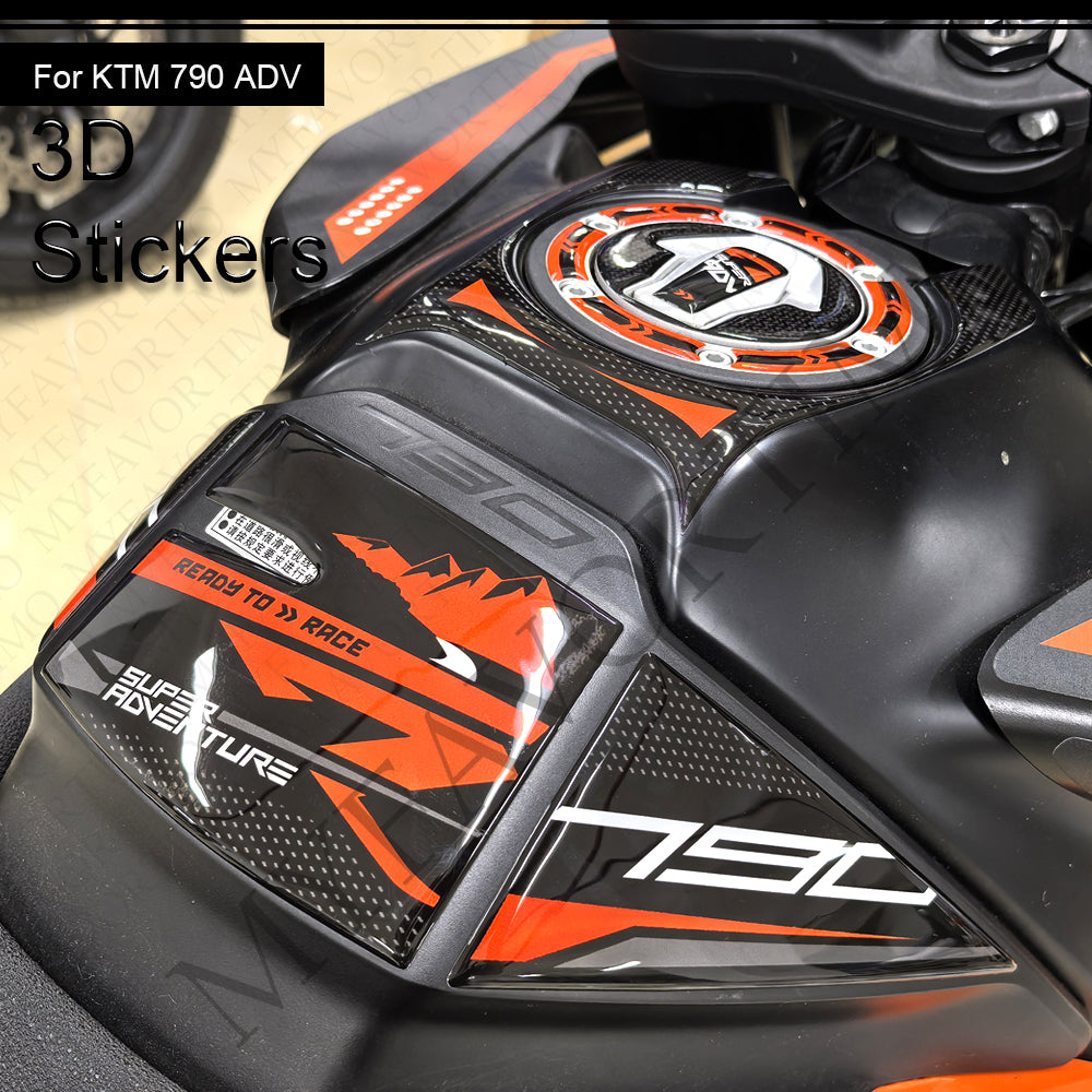 KTM 790 Adventure R Decals Kit 2019-2025 | Tank & Handguard Stickers