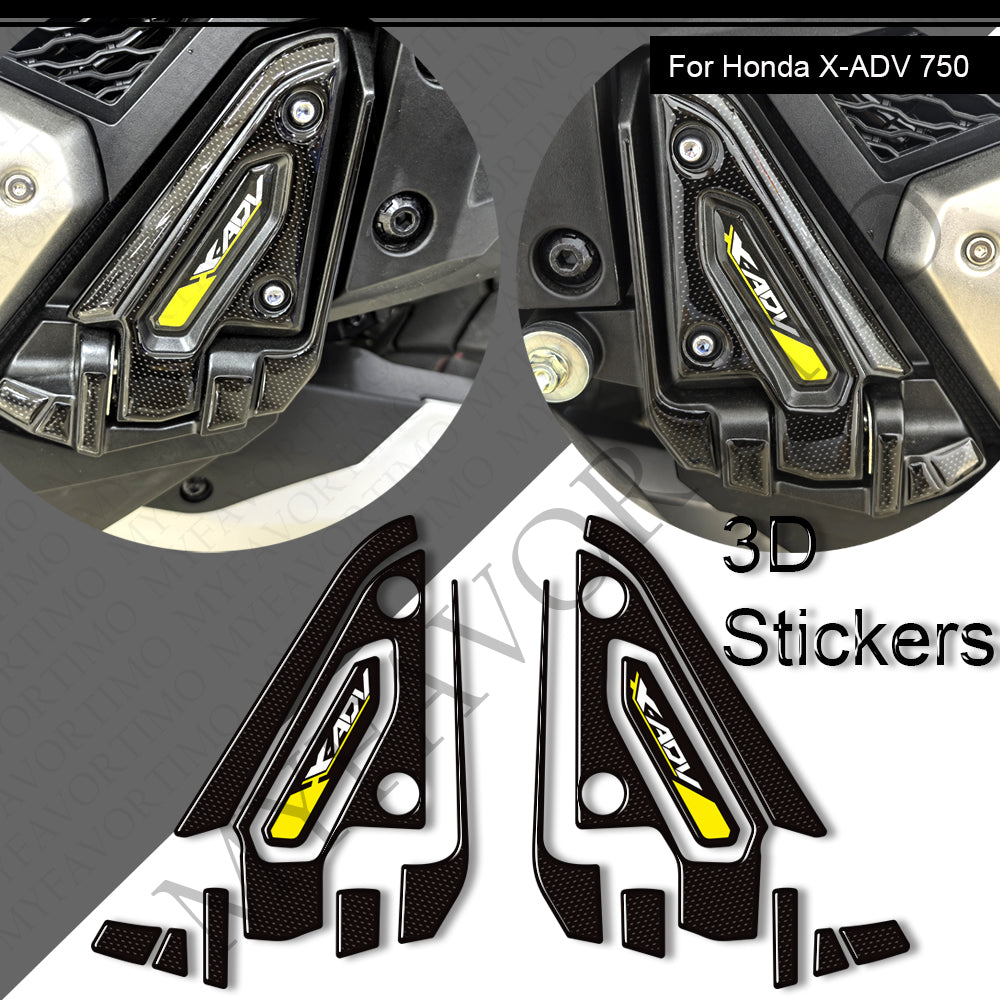 Honda X-ADV 750 Decals Kit 2025 | Body & Handguard Stickers