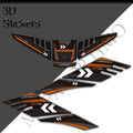 KTM 250 390 790 890 Adventure 3D Epoxy Tank Pad Kit 丨 Orange