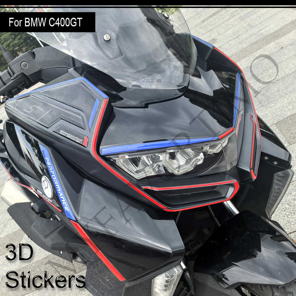 BMW C400GT Decals Kit | Face & Tank Stickers