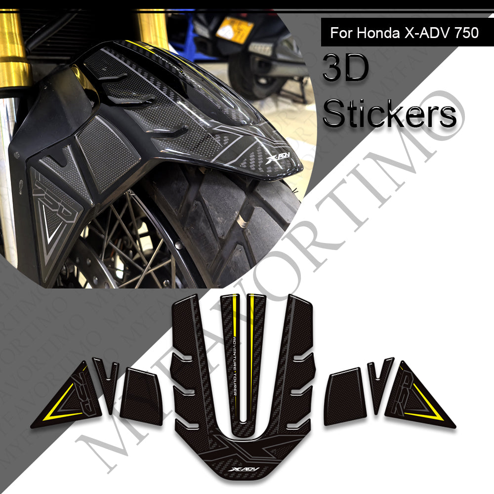 Honda X-ADV 750 Decals Kit 2025 | Body & Handguard Stickers