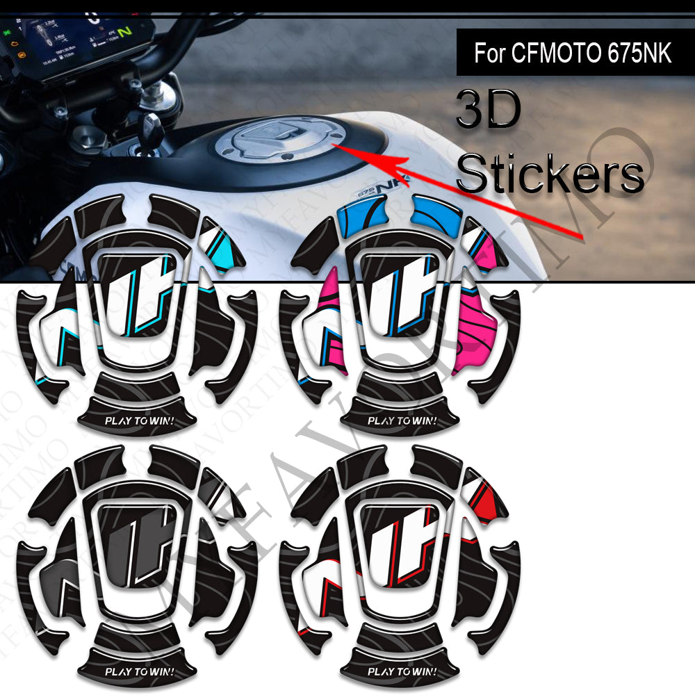 CFMOTO 675NK Decals Kit 2024-2025 丨 Tank Pad and Side Stickers