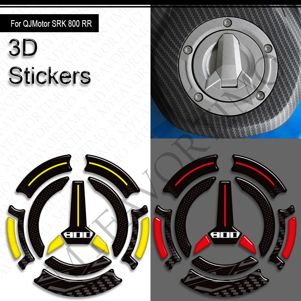 QJMotor SRK 800 RR Decals Kit | Tank Pad & Side Stickers